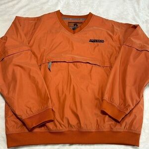 Weatherproof | Orange Pullover Golf Jacket Sz L